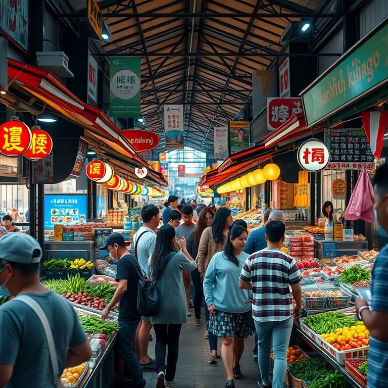 Busy Market