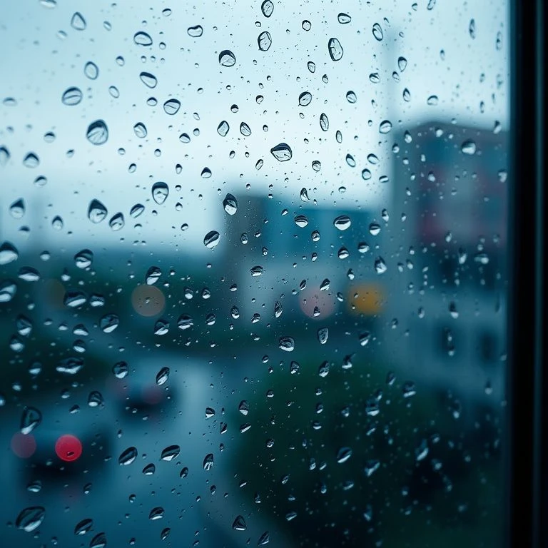 Drizzle on Window