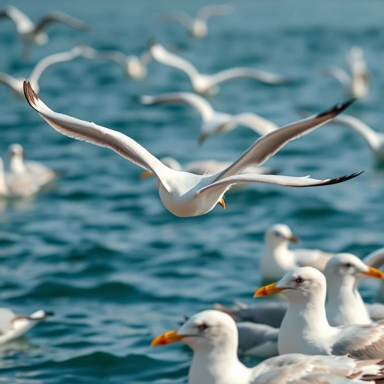 Distant Seagulls