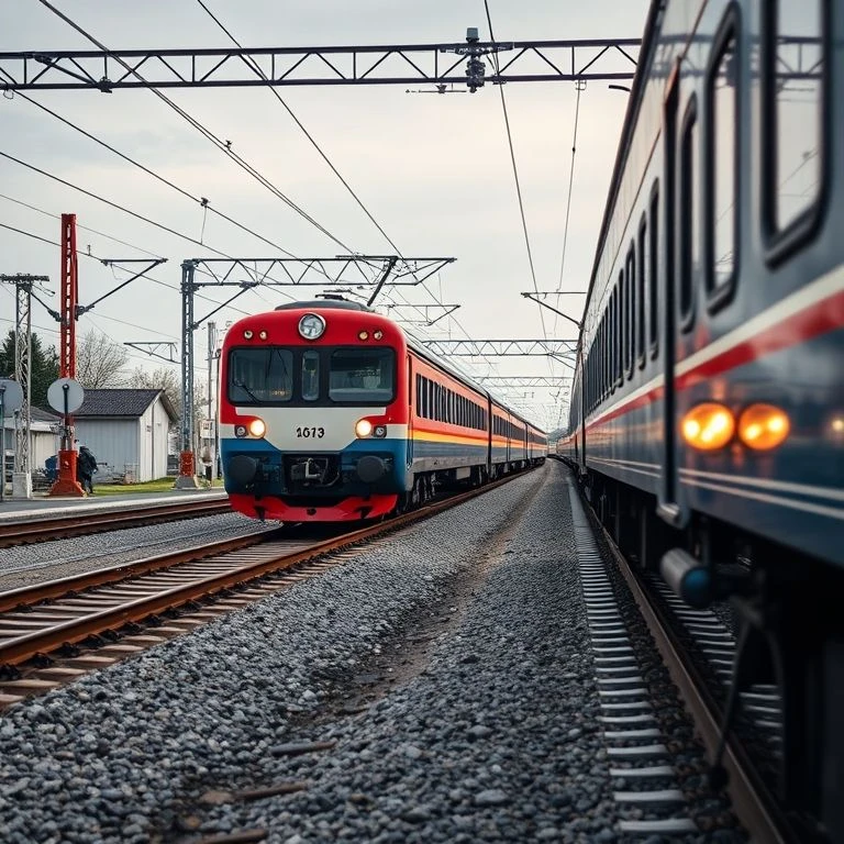 Train on Tracks