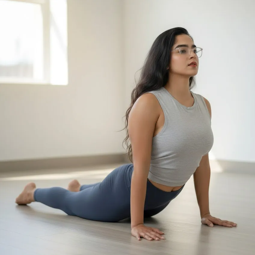 Illustration of Cobra Pose