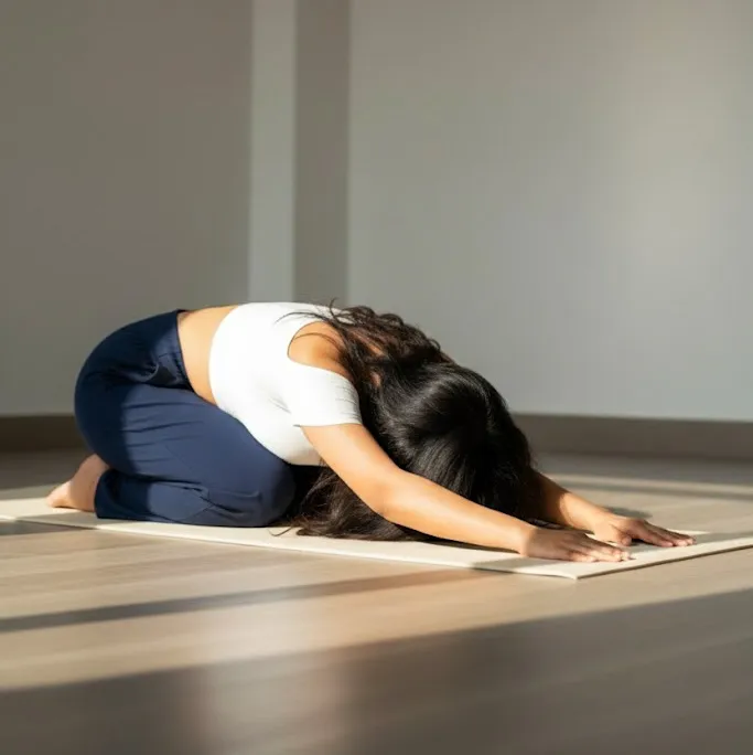 Illustration of Child's Pose