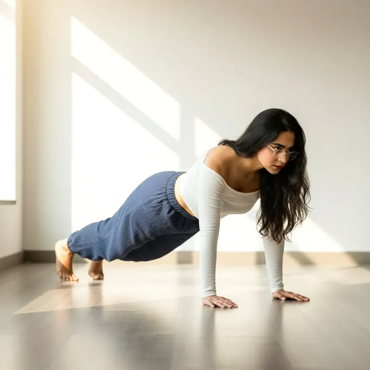 Illustration of Plank Pose