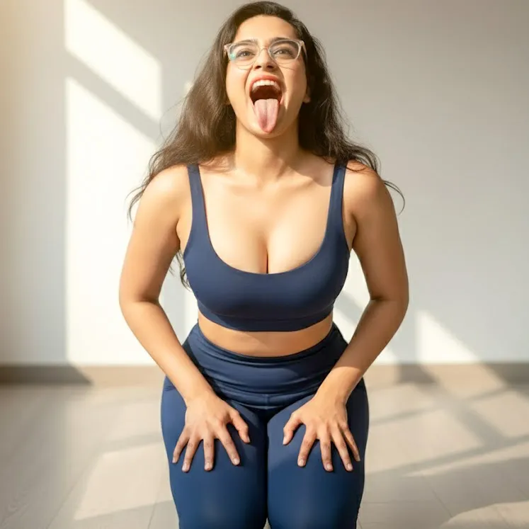 Illustration of Lion Pose