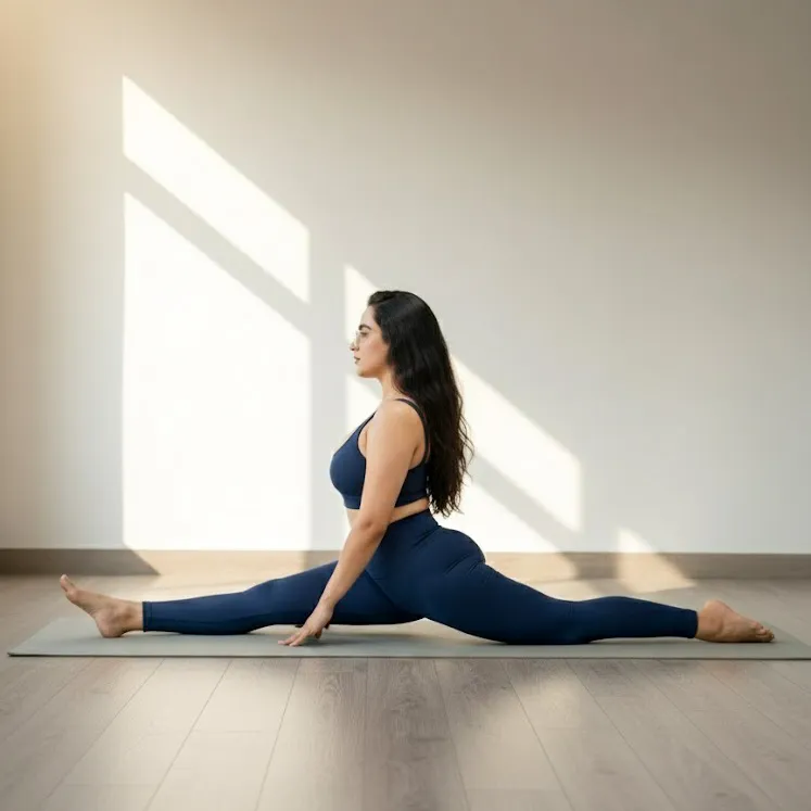 Illustration of Monkey Pose