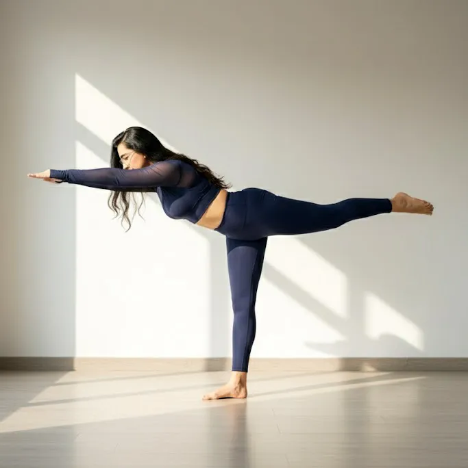 Illustration of Airplane Pose