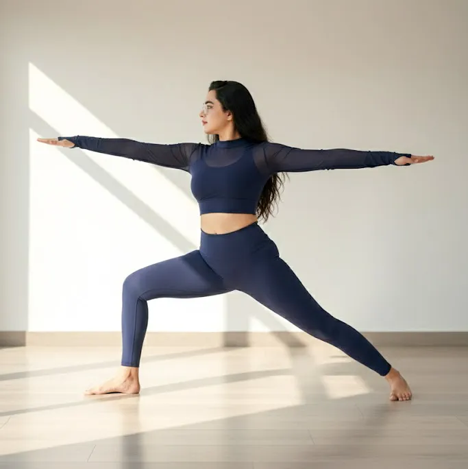 Illustration of Warrior II